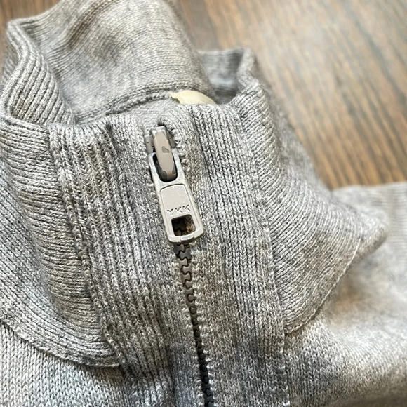 Title Nine Gray Zip Up Sweater Jacket with pockets Small - Picture 4 of 8